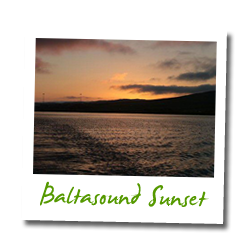 Baltasound Sunset